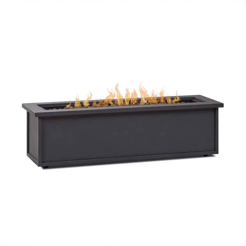 Buitenmeubilair Gasvuurput Tafel 48"L x 15"W x 13.5"H Perfect voor buitenleven