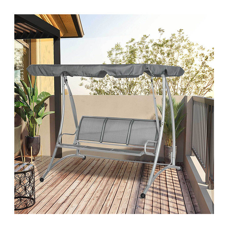 190L x 130W x 172H cm Tuinhanger Bank Swing met verstelbare Canopy door AJUNION