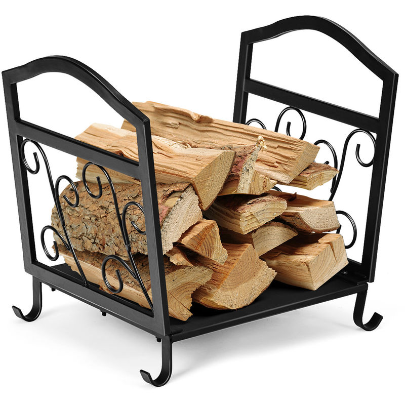Innen- en Buitenstaal AJUNION Zware 50 kg capaciteit Vuurhout Rack Metalen frame Log Holder Vuurhoutopslag Rack