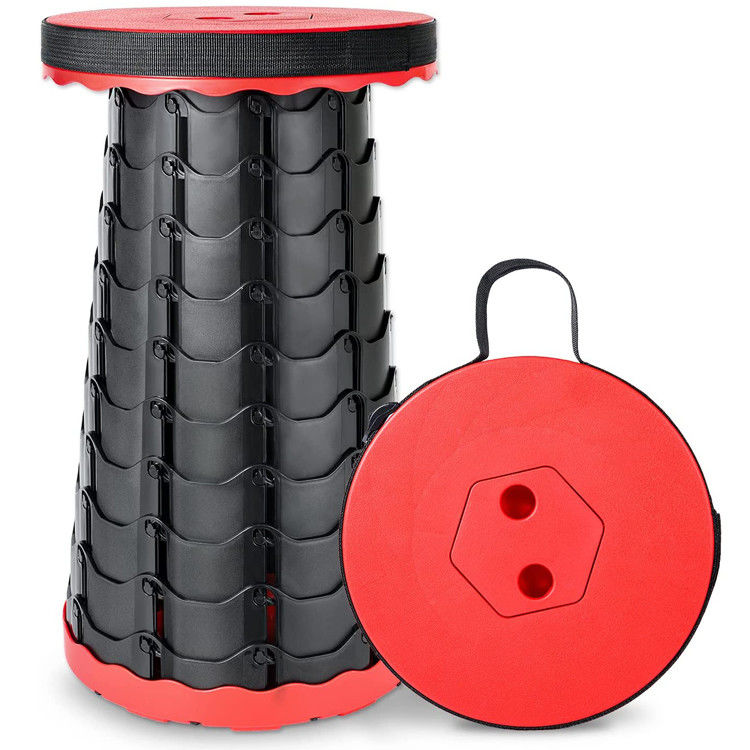 Camping Outdoor Travel Draagbaar lichtgewicht plastic vouwkruk voor park en tuin