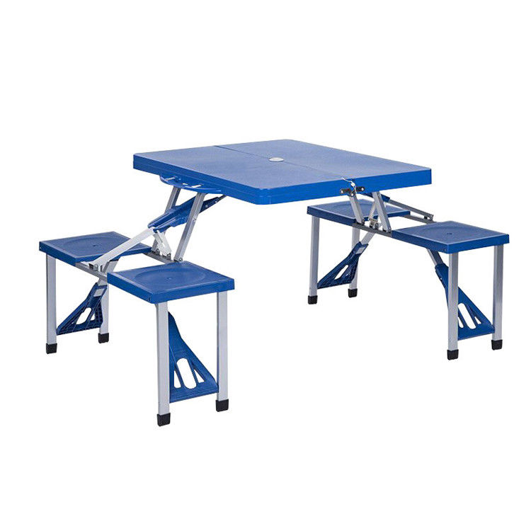 Buitenreizen Opvouwbaar Draagbaar Plastic Metalen Tafel en Stoel Set met Custom Logo