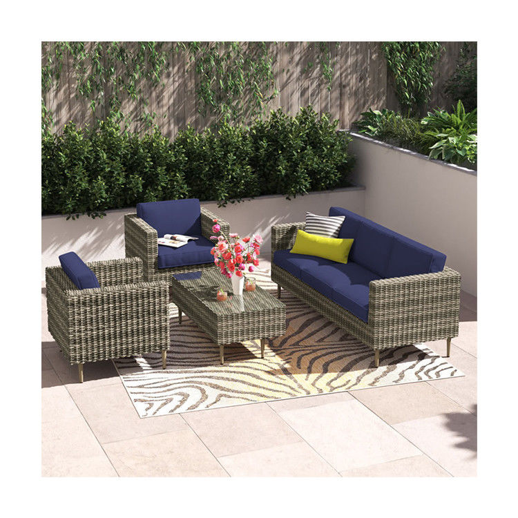 27.5' H x 30' W x 29' D stoel maat Rattan tuinmeubilair voor buitenwonen