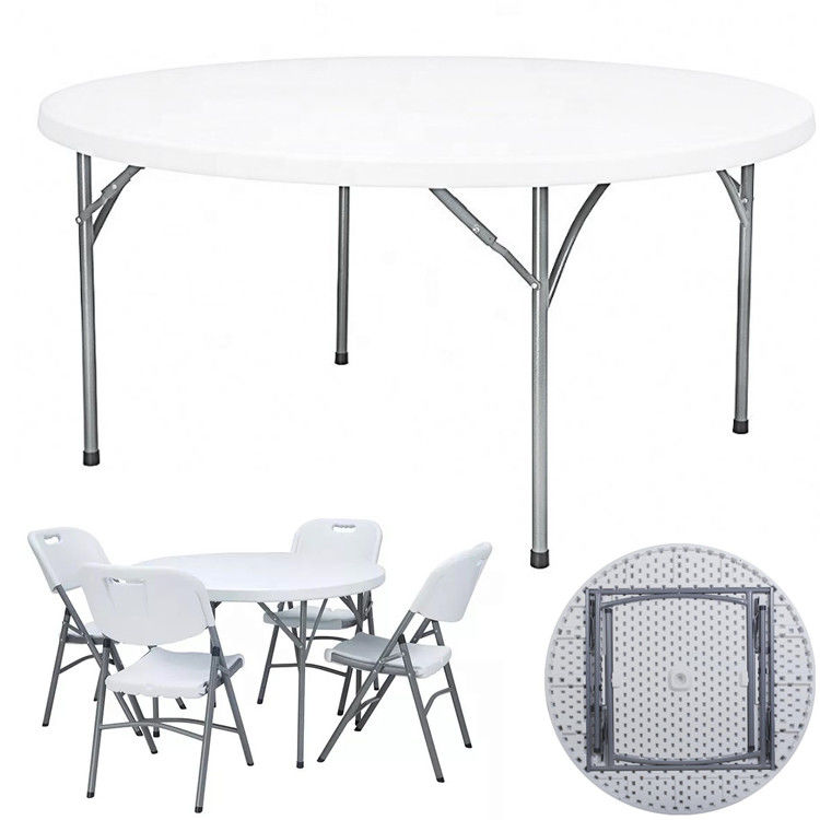 Moderne design Buitenopvouwbare Eettafel voor Hotel Camping Feest Evenement Banket Bruiloft