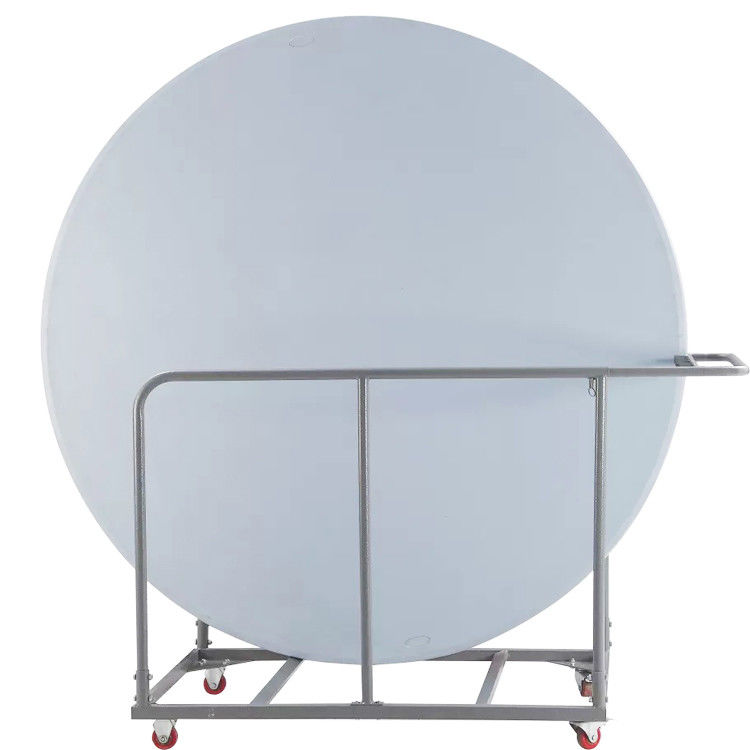 Buitencampingfeest evenement banket bruiloft ronde draagbare metaal 4 6ft plastic tafel
