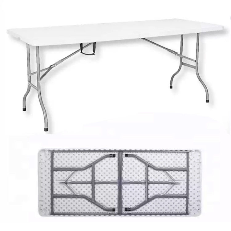 Buiten plastic metalen vouw koffie picknick eettafel voor tuinfeest evenement banket