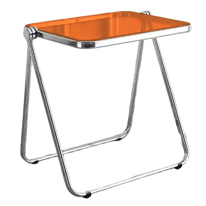 Metalen en kunststof vouwbare picknick eetkamer koffietafel voor moderne buitentuin woonkamer