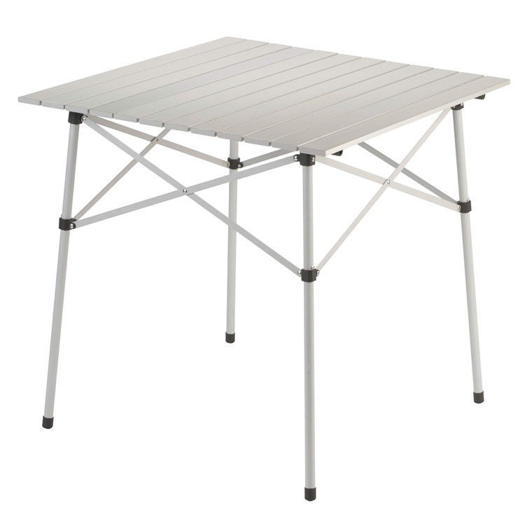 Borduurwerk of afdruk van logo lichtgewicht aluminium roll-up tafel voor strand picknick camping