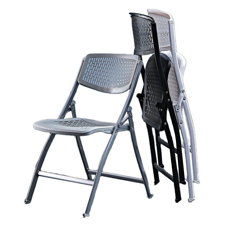 Outdoor Banket Evenementen Plastic Metal Opvouwbaar Wit Zwart Eetstoel voor Wedding Hotel